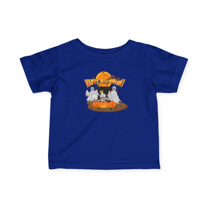 Infant Fine Jersey Tee - Super kiddo with ghost - [[{"value":"Wonderwear Kid"}]]