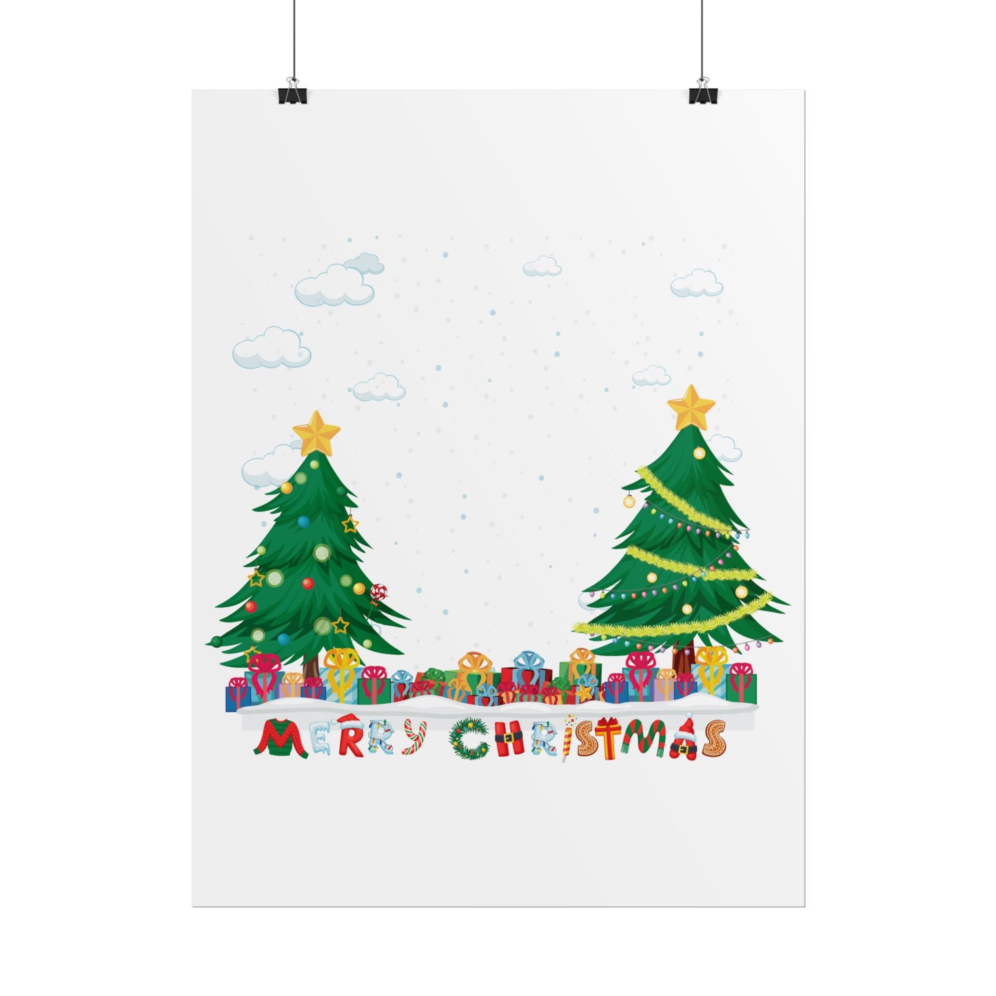 Rolled Posters - Christmas and snowing - [[{"value":"Wonderwear Kid"}]]