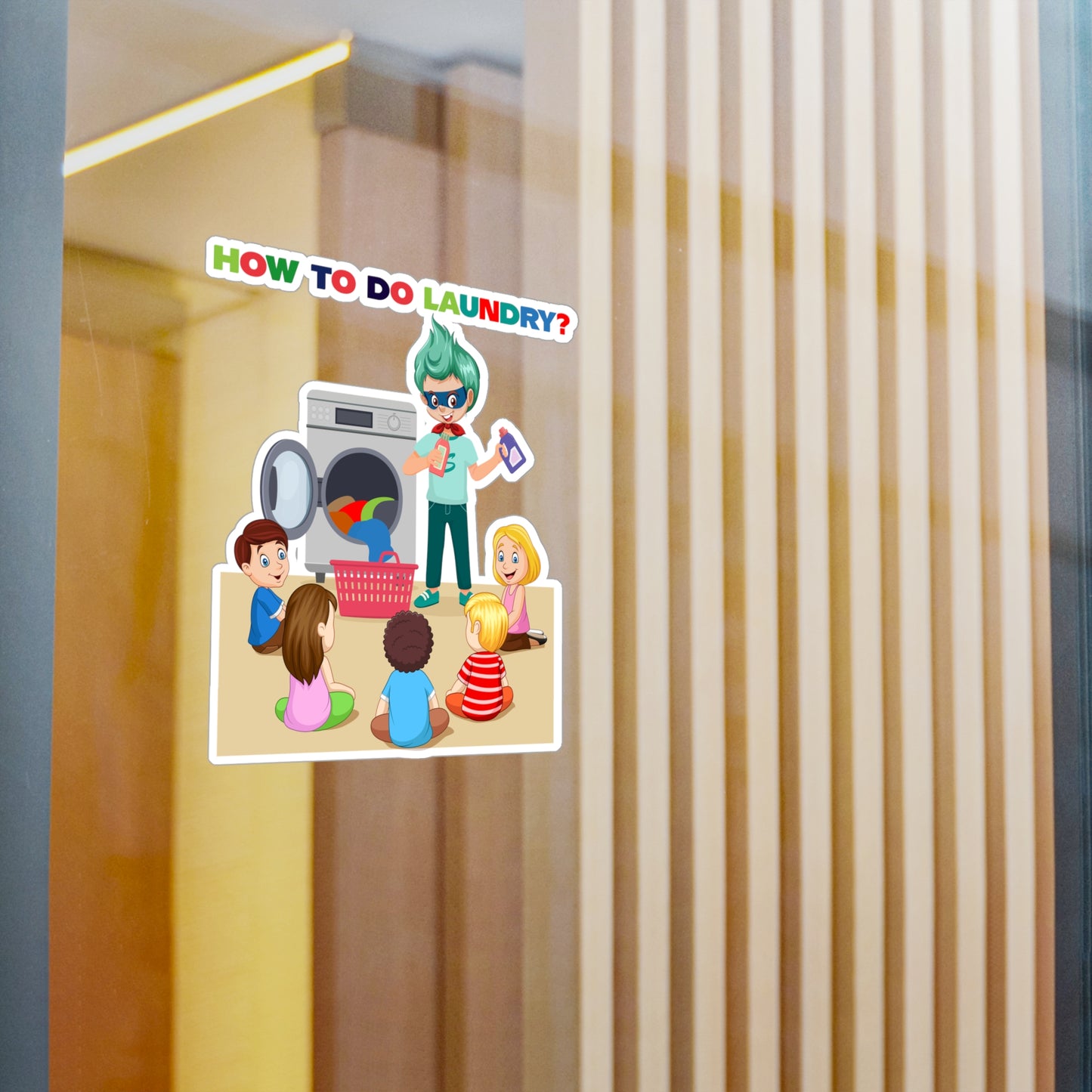 Halloween Kiss-Cut Vinyl Decals – super kiddo teaching laundry - [[{"value":"Wonderwear Kid"}]]