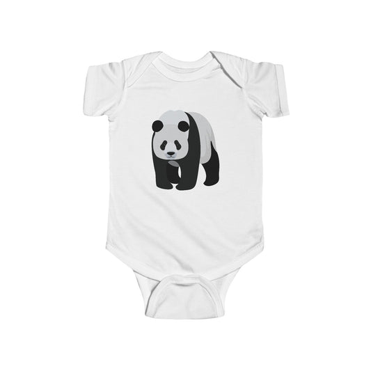 Infant Fine Jersey Bodysuit - Big panda