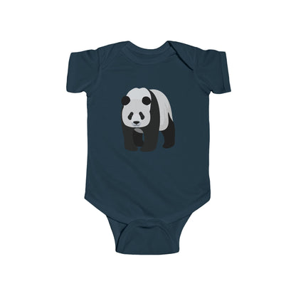 Baby Big Panda Bodysuit - Infant Onesie Printify