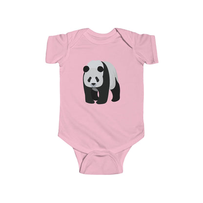 Baby Big Panda Bodysuit - Infant Onesie Printify