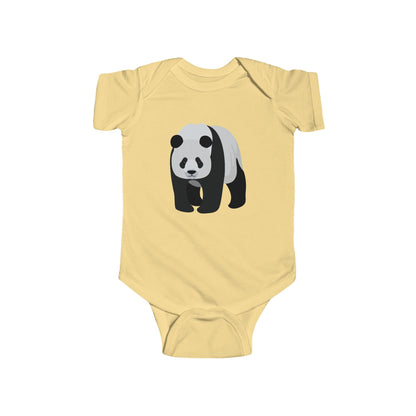 Baby Big Panda Bodysuit - Infant Onesie Printify