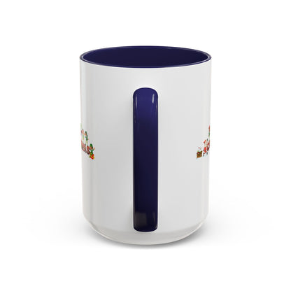 Accent Coffee Mug - Christmas with santa claus and friends - [[{"value":"Wonderwear Kid"}]]