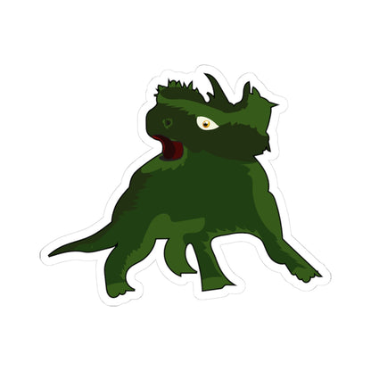 Kiss-Cut Vinyl Decals - Triceratops Printify