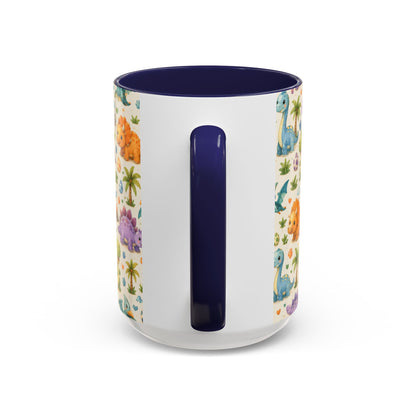 Accent Coffee Mug  (11/15 oz) - Baby Dinosaurs Nursery