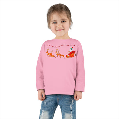 Toddler Long Sleeve Tee - Santa kiddo - [[{"value":"Wonderwear Kid"}]]