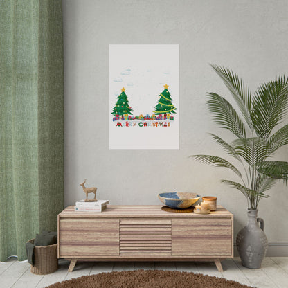 Rolled Posters - Christmas and snowing - [[{"value":"Wonderwear Kid"}]]