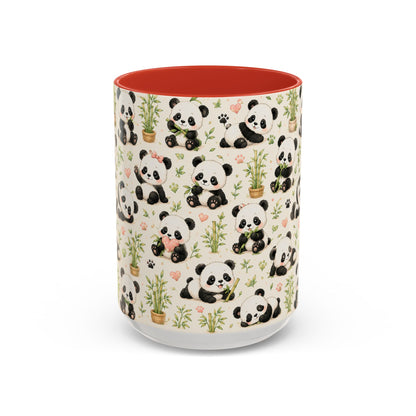 Accent Coffee Mug  (11/15 oz) - baby pandas