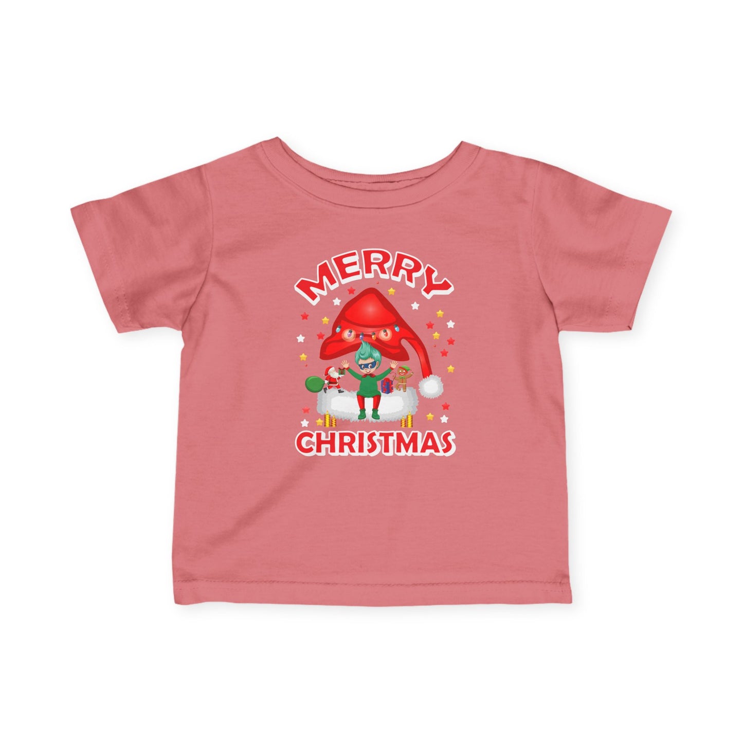 Infant Fine Jersey Tee - Merry christmas - [[{"value":"Wonderwear Kid"}]]