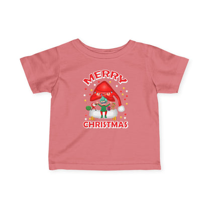 Infant Fine Jersey Tee - Merry christmas - [[{"value":"Wonderwear Kid"}]]