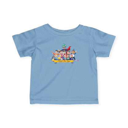 Infant Fine Jersey Tee - Happy new year with friends - [[{"value":"Wonderwear Kid"}]]