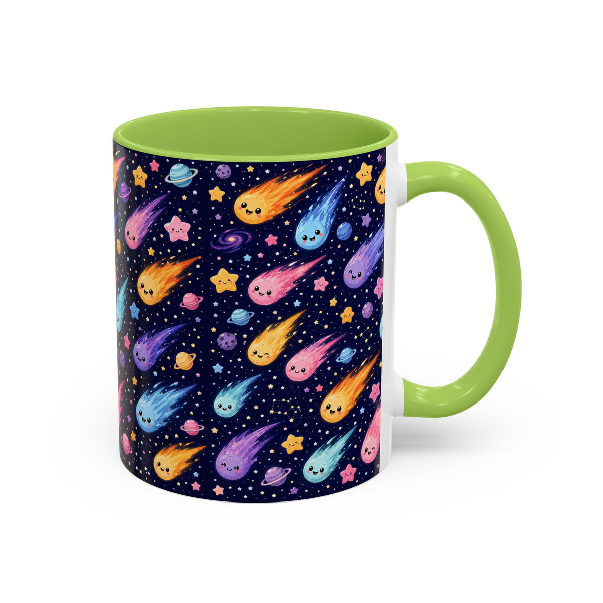 Accent Coffee Mug  (11/15 oz) - Cosmic Comet