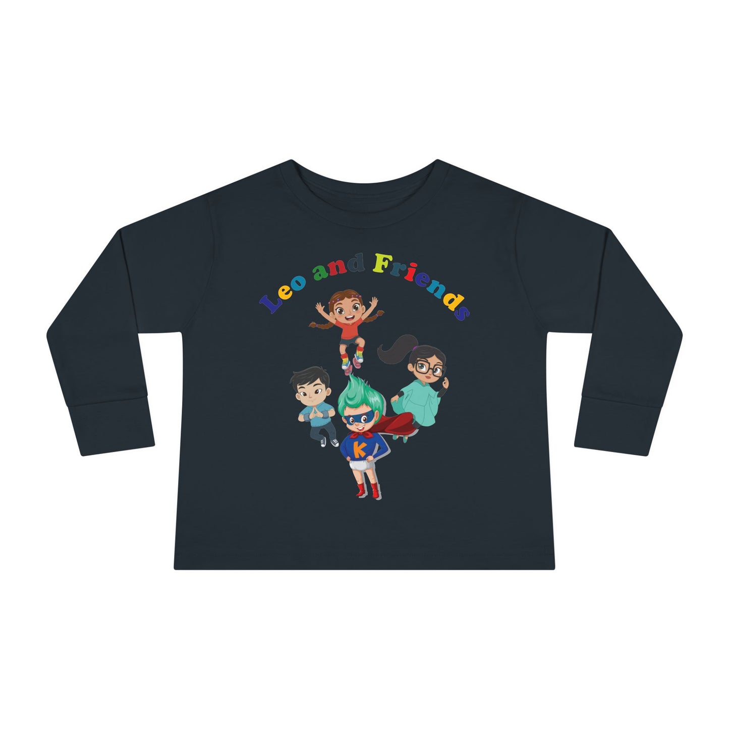 Toddler Long Sleeve Tee - Leo & Friends - [[{"value":"Wonderwear Kid"}]]