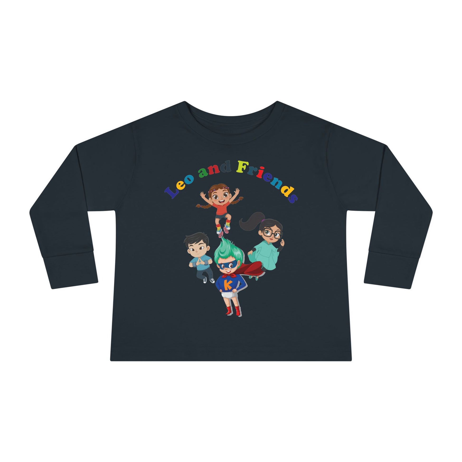 Toddler Long Sleeve Tee - Leo & Friends - [[{"value":"Wonderwear Kid"}]]
