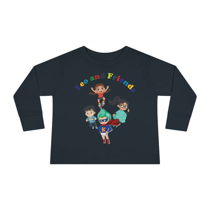 Toddler Long Sleeve Tee - Leo & Friends - [[{"value":"Wonderwear Kid"}]]