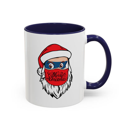 Accent Coffee Mug - Santa Super kiddo - [[{"value":"Wonderwear Kid"}]]