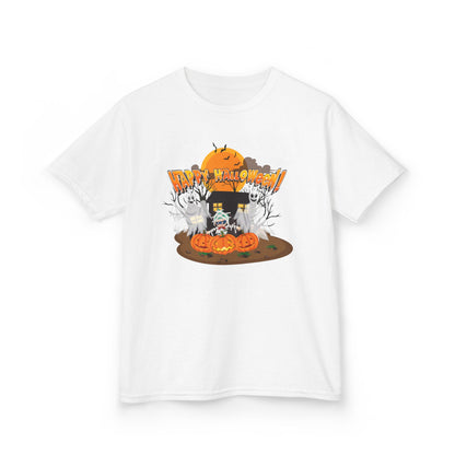 Kids Heavy Cotton™ Tee - Super kiddo with ghost - [[{"value":"Wonderwear Kid"}]]