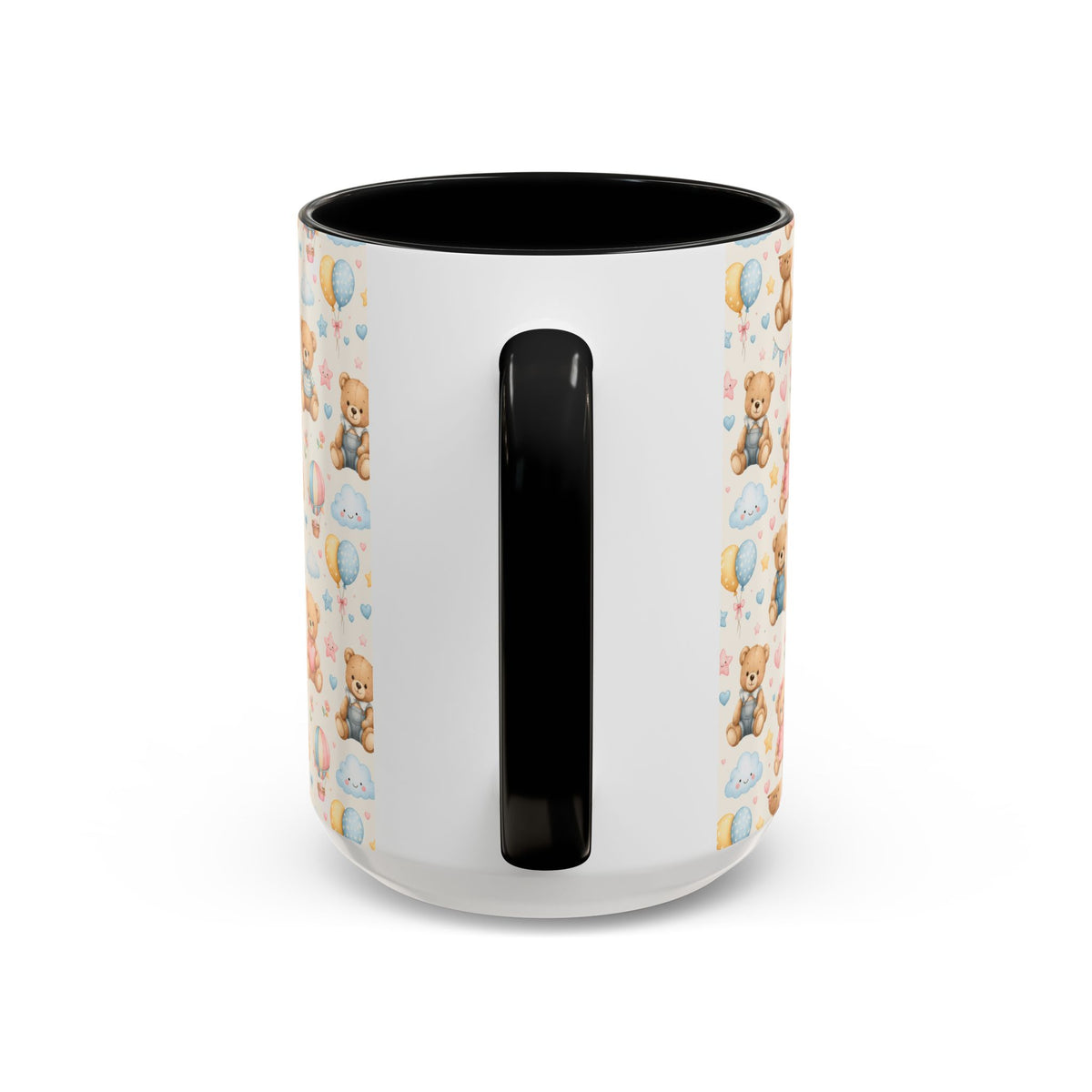 Accent Coffee Mug  (11/15 oz) - Pastel Teddy Bear Nursery