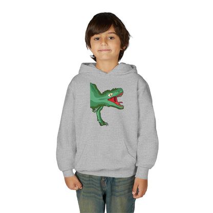 Kids Tyrannosaurus Hunting Hoodie Printify