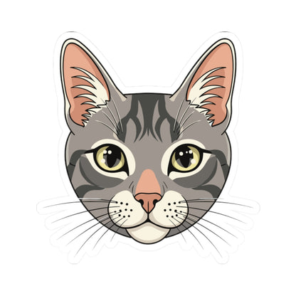 Kiss-Cut Stickers - Maine coon head Printify
