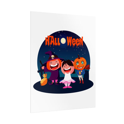 Rolled Posters - Super kiddo wearing pumpkin - [[{"value":"Wonderwear Kid"}]]