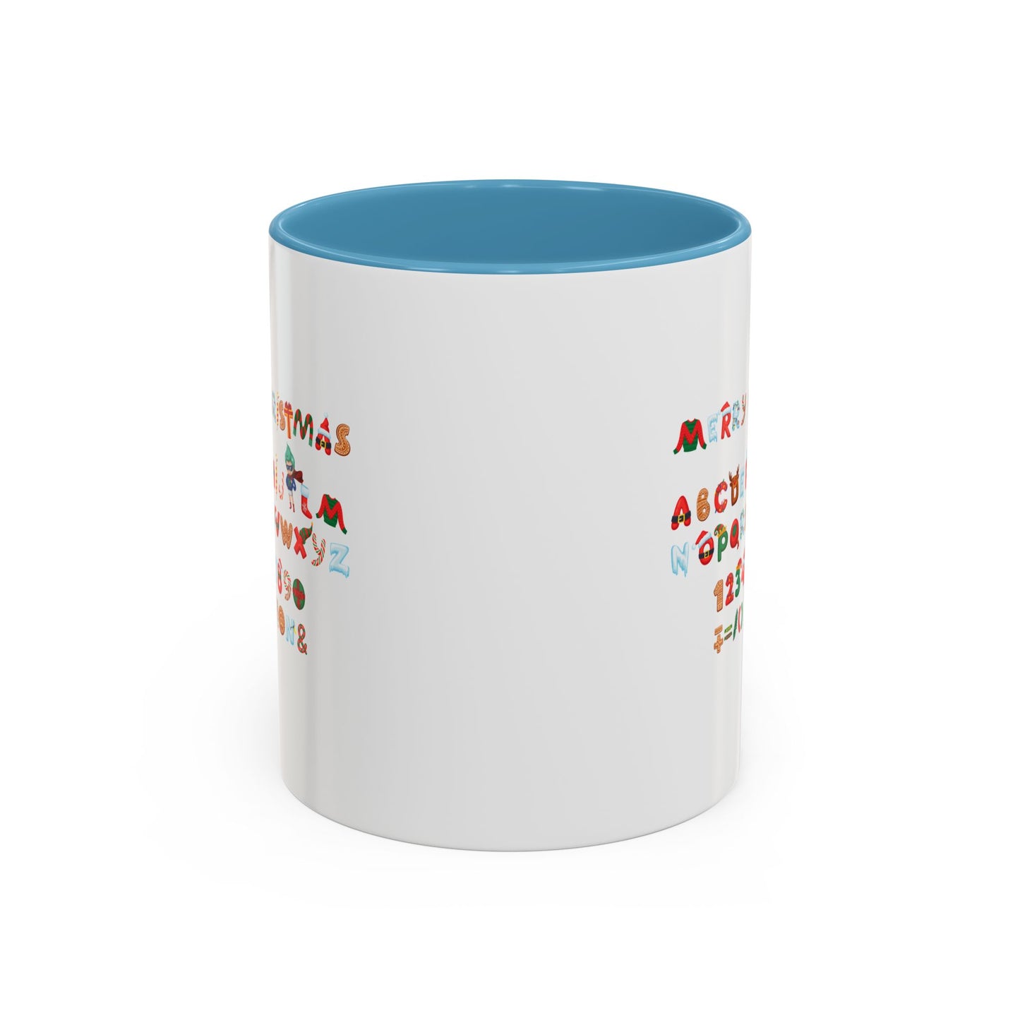 Accent Coffee Mug - Christmas alphabet