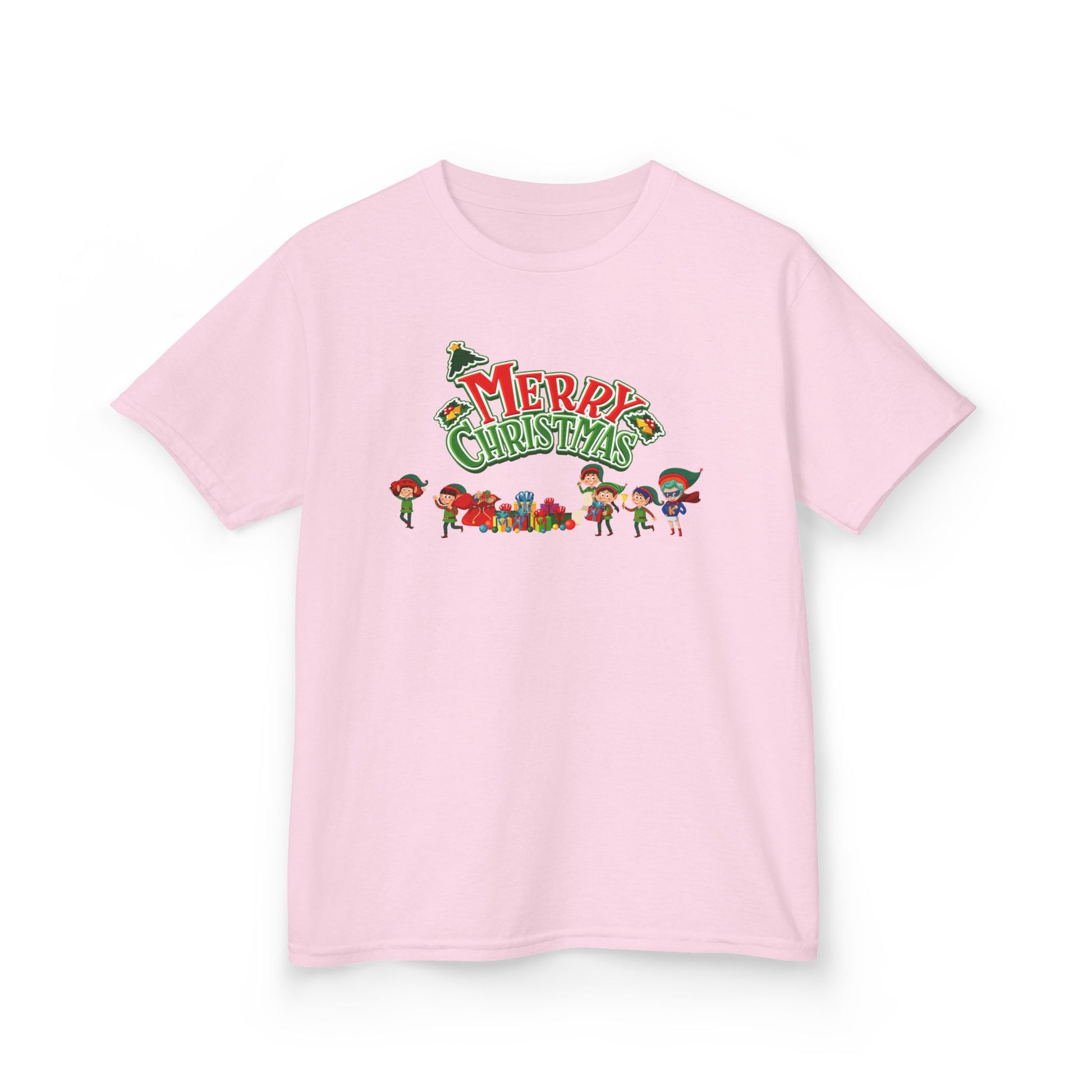 Kids Heavy Cotton™ Tee - Merry christmas from super friends - [[{"value":"Wonderwear Kid"}]]