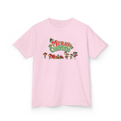 Kids Heavy Cotton™ Tee - Merry christmas from super friends - [[{"value":"Wonderwear Kid"}]]