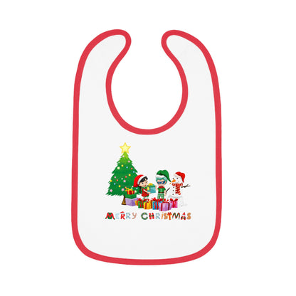 Baby Bib - Super kiddo preparing gifts - [[{"value":"Wonderwear Kid"}]]