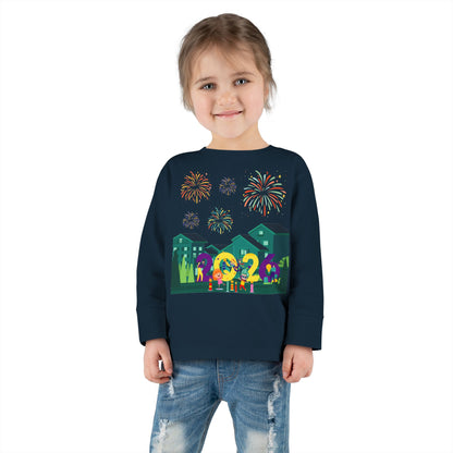 Toddler Long Sleeve Tee - Super kiddo on house - [[{"value":"Wonderwear Kid"}]]