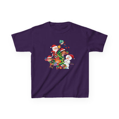 Kids Heavy Cotton™ Tee - Super kiddo making christmas tree - [[{"value":"Wonderwear Kid"}]]