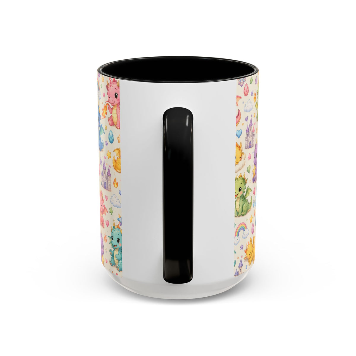 Accent Coffee Mug  (11/15 oz) - Baby Dragon Fantasy