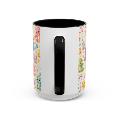 Accent Coffee Mug  (11/15 oz) - Baby Dragon Fantasy