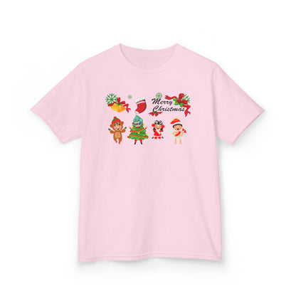 Kids Heavy Cotton™ Tee - Merry christmas from super kid - [[{"value":"Wonderwear Kid"}]]