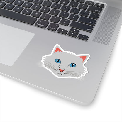 Kiss-Cut Vinyl Decals - Silver head Printify