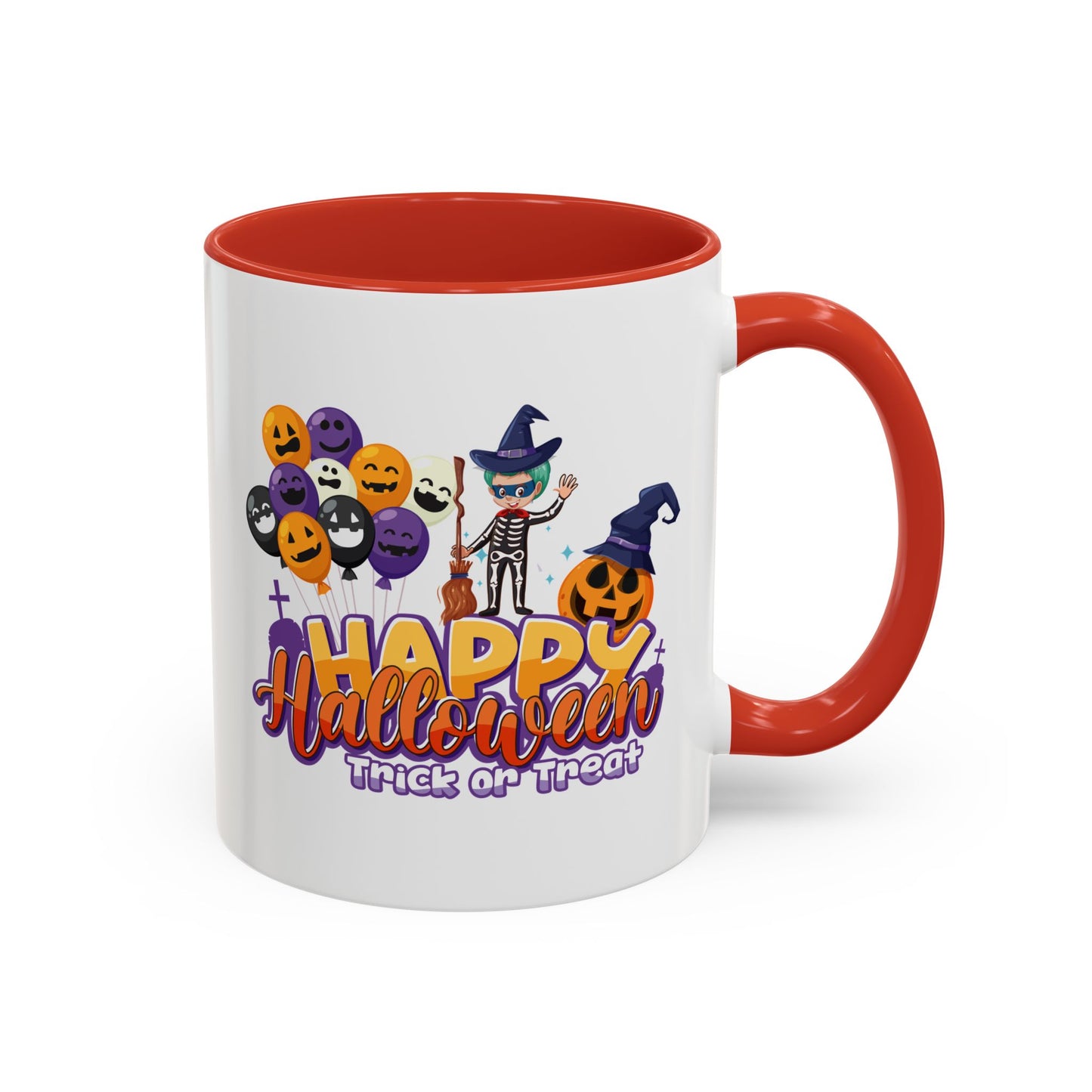 Accent Coffee Mug - Happy halloween trick or treat