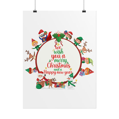 Rolled Posters - We wish you a merry christmas - [[{"value":"Wonderwear Kid"}]]
