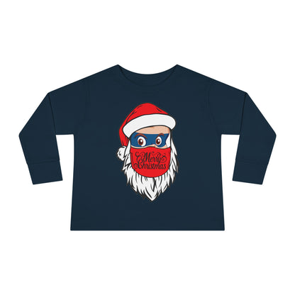 Toddler Long Sleeve Tee - Santa Super kiddo - [[{"value":"Wonderwear Kid"}]]