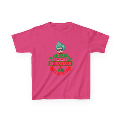 Kids Heavy Cotton™ Tee - Merry chridtmas from super kiddo - [[{"value":"Wonderwear Kid"}]]