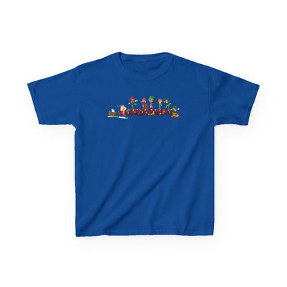 Kids Heavy Cotton™ Tee - Christmas with santa claus and friends - [[{"value":"Wonderwear Kid"}]]