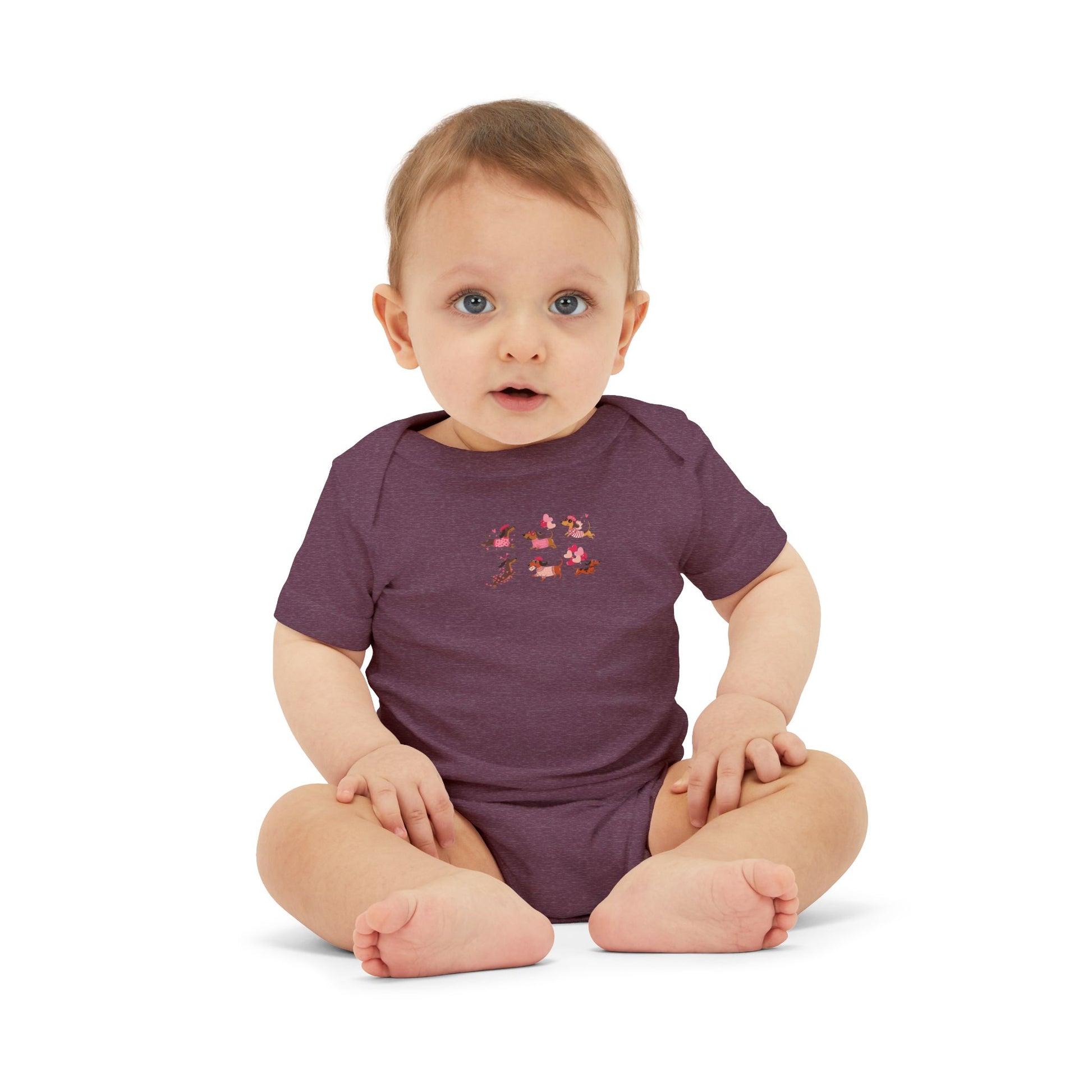 Infant Jersey One Piece - Valentines - Dachshund - [[{"value":"Wonderwear Kid"}]]