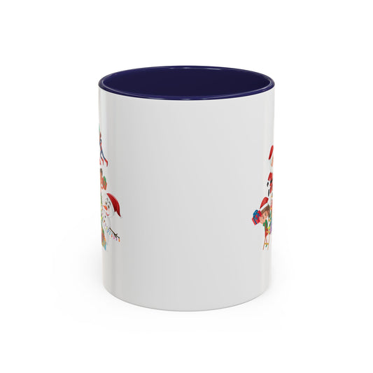 Accent Coffee Mug - Super kiddo making christmas tree - [[{"value":"Wonderwear Kid"}]]