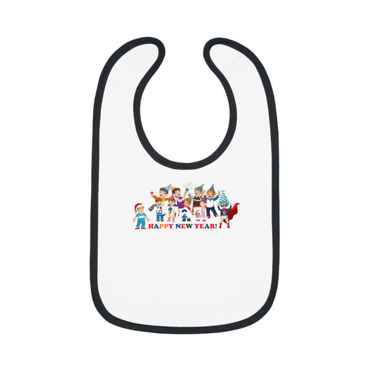 Baby Bib - Happy new year from super kiddo