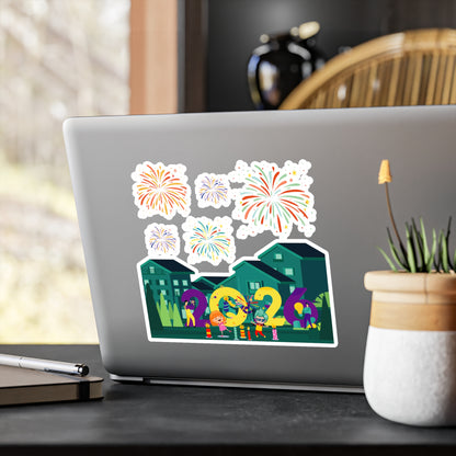 Christmas Kiss-Cut Vinyl Decals – Super kiddo on house - [[{"value":"Wonderwear Kid"}]]