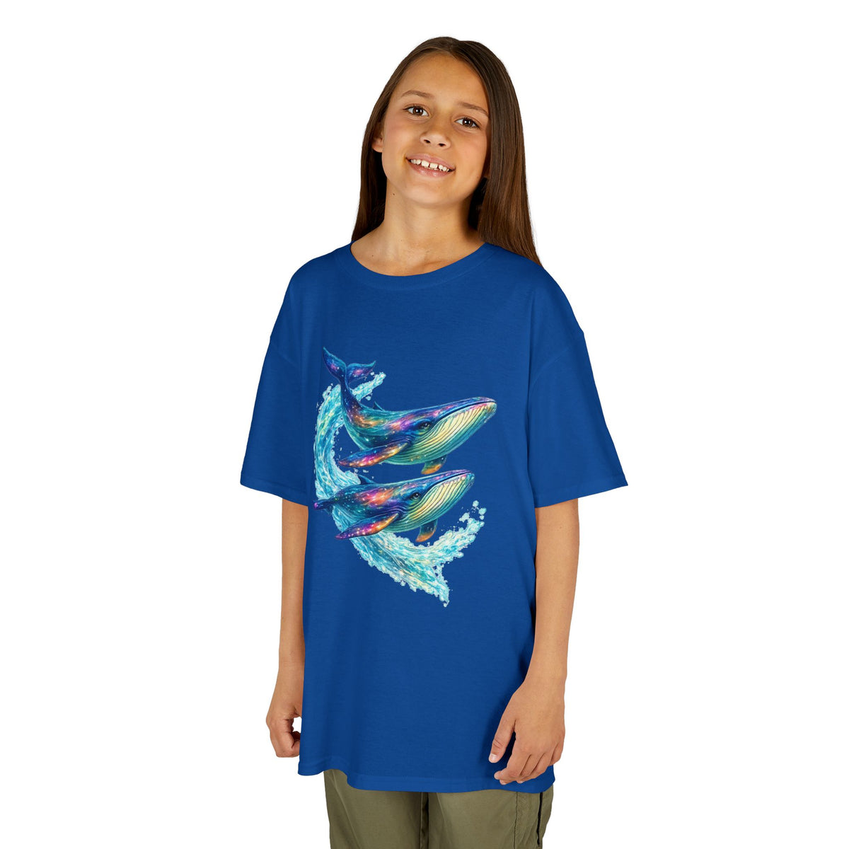 Kids Heavy Cotton™ Tee - vibrant whales