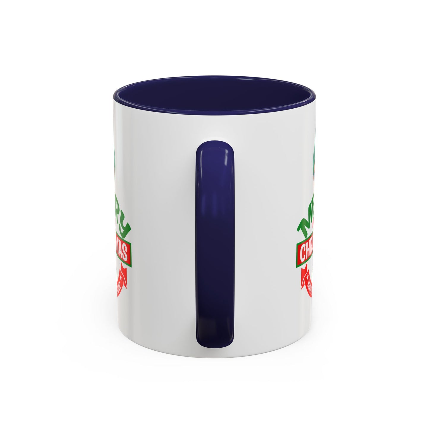 Accent Coffee Mug - Merry chridtmas from super kiddo