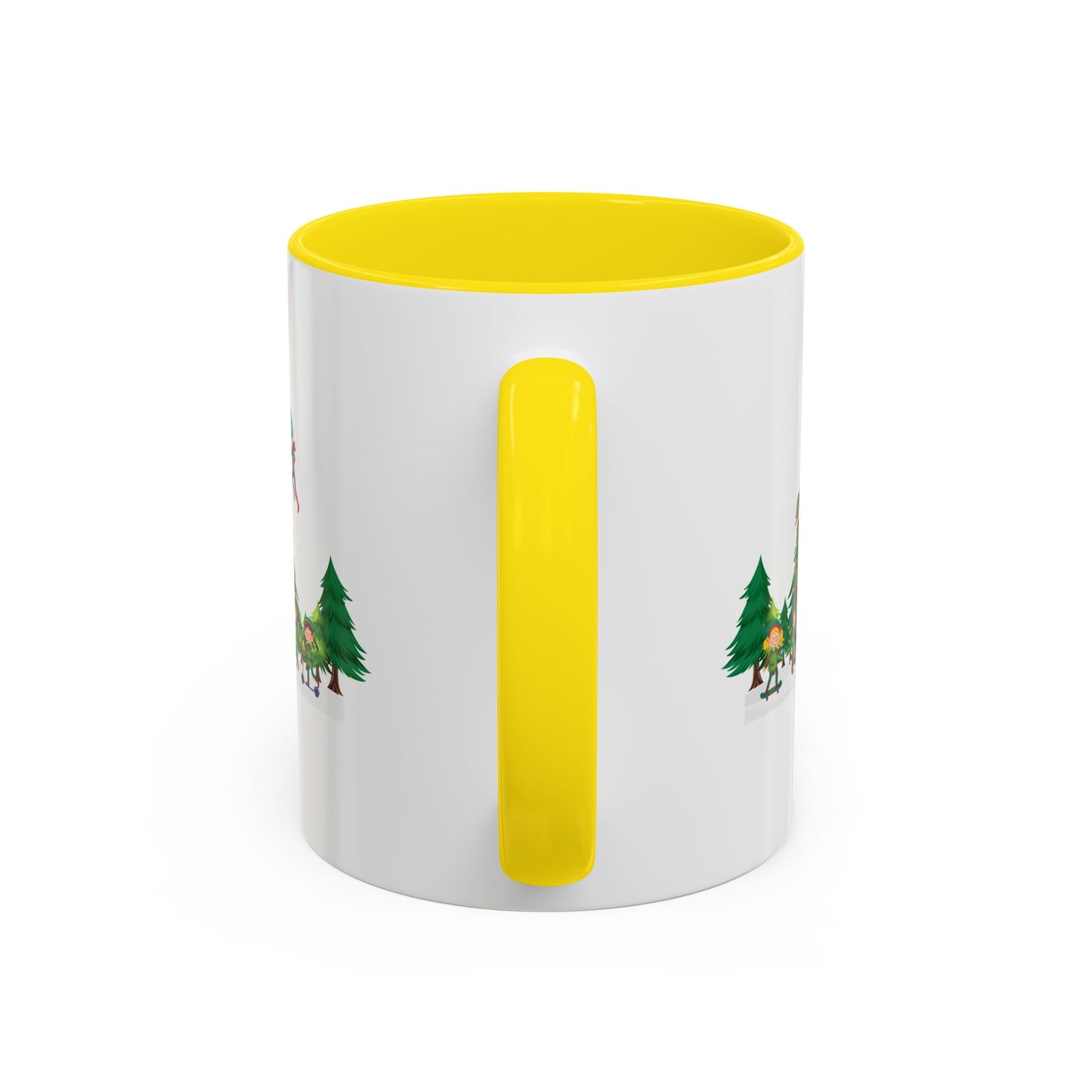 Accent Coffee Mug - Super kiddo putting the stars