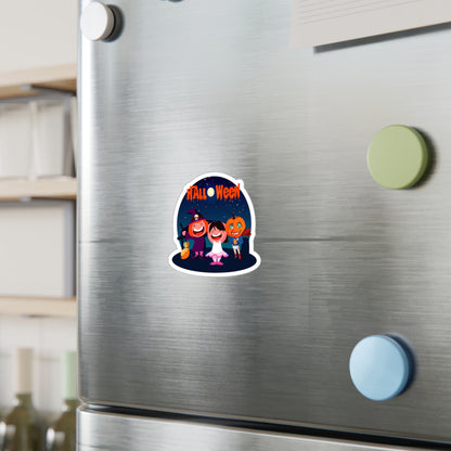 Halloween Kiss-Cut Vinyl Decals – Super kiddo wearing pumpkin - [[{"value":"Wonderwear Kid"}]]