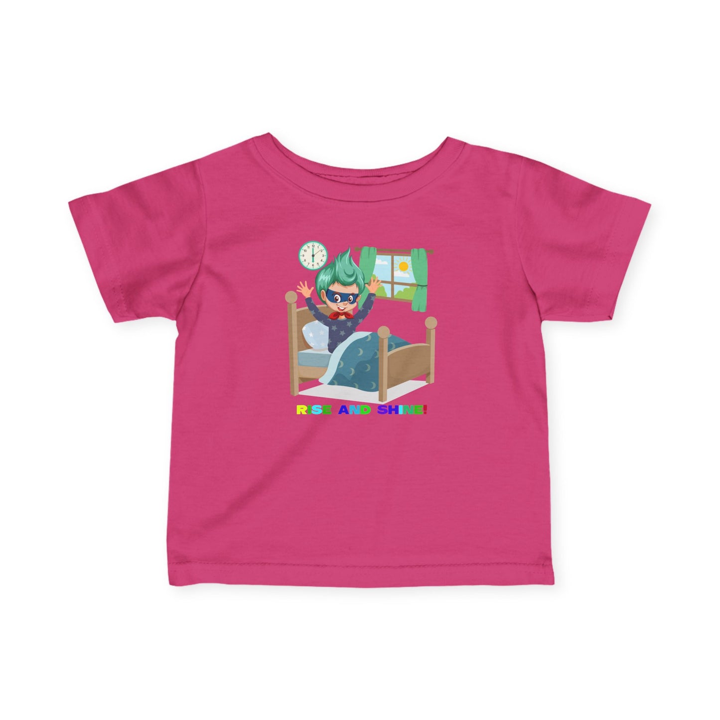 Infant Fine Jersey Tee - Super kiddo teaches us to wake up early - [[{"value":"Wonderwear Kid"}]]